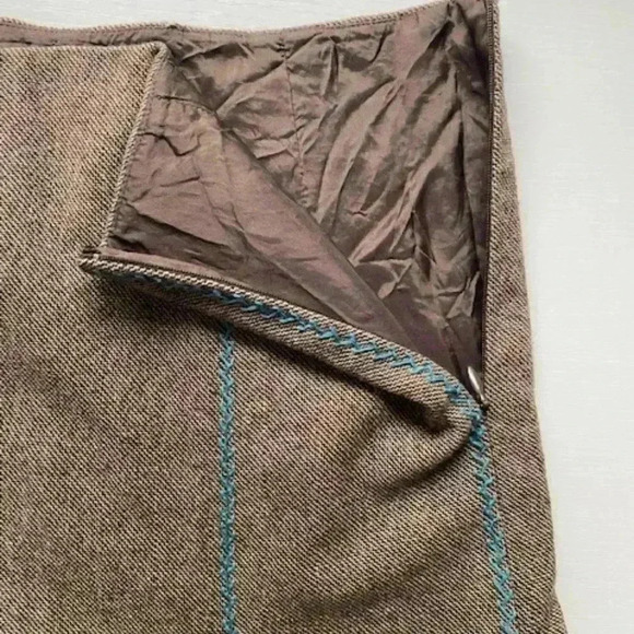 Tibi Tweed Lace Trim Hem Wool Blend Flare Skirt Size 2 - Picture 5 of 12